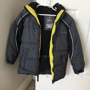 Grey Boys Puffer Jacket